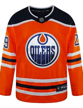 Mens Nhl Edmonton Oilers Breakaway Jersey - Orange - Size Medium - Fanatics - FashionsVida