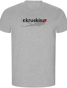 Maglietta A Maniche Corte Diver Flags Eco - Kruskis - FashionsVida