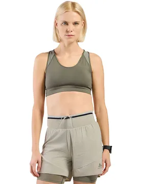 Soutien-gorge De Sport à Impact Moyen 131521 Vetiver / Agate Gray 70 - Odlo - FashionsVida