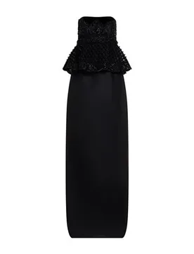 Vestido largo Mujer Negro 40 Mujer - Alberta Ferretti - FashionsVida