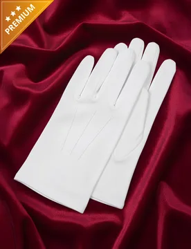 Weihnachtsmann Handschuhe Deluxe Weiß - Thetru B.V. - FashionsVida