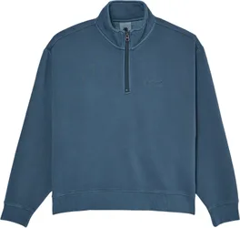 Sweat à col zippé - Lowcase Pigment Quarter Zip Sweatshirt W Dark Slate en Coton - Taille M - Gris