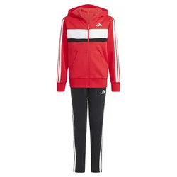 Tuta Seasonal Essentials Tiberio 3 Stripes Fleece Pure Ruby / White 15-16 Anni