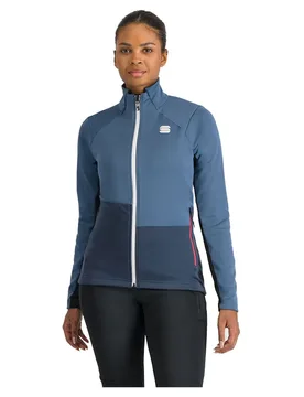 Veste Engadin Natural Gray / Galaxy Blue XS - Sportful - FashionsVida