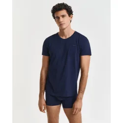 Paquete de dos camisetas de cuello redondo