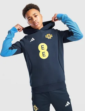 Nordirland Tiro 26 Sweat Hoodie Kinder, Blau - unisex - Size: 13-14Y - Adidas - FashionsVida