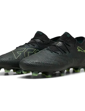 Chaussures De Football Future 8 Ultimate Low Fg Black / Fizzy Light / Green Terrain EU 42 - Puma - FashionsVida