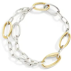 Pulsera Essentials plata y chapado en oro