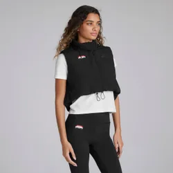 Manchester United x Womens City Escape Cropped Gilet Black M