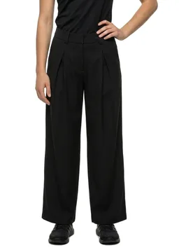 Pantaloni A Vita Alta Pure Black XS - Aware - FashionsVida