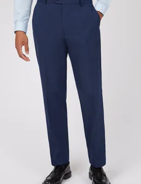 Mens Sapphire Trousers - Blue - Size 42 Short - Antique Rogue - FashionsVida