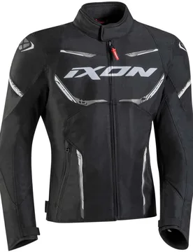 Giubbotto Moto Estiva STRIKER AIR WP Nero Bianco taglia XL - Ixon - FashionsVida