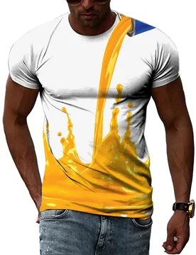Personality Interesting Creative graphic t shirts men Casual Hip Hop Street Style Tees 3D Fashion Graffiti Printing Short Sleeve - Aliexpress - FashionsVida