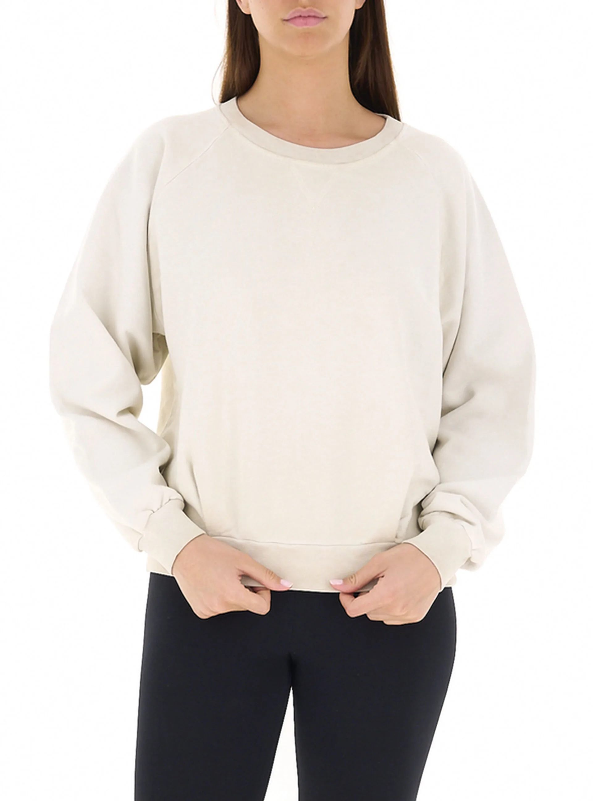 DEHA Felpa girocollo BEIGE M - DEHA - FashionsVida