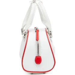 Bolso pequeño de mujer con logotipo grabado