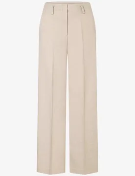 Soft Melange Wide Leg Pants female - 36 - FashionsVida