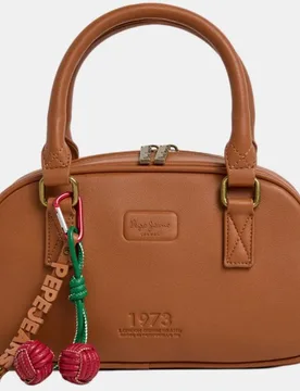Bolso estilo bowling con doble cemallera y logo frontal - Pepe Jeans - FashionsVida