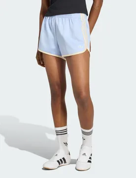 SHORT 3S SPRINTER IN RASO S Blue Dawn / Warm Vanilla - Adidas - FashionsVida