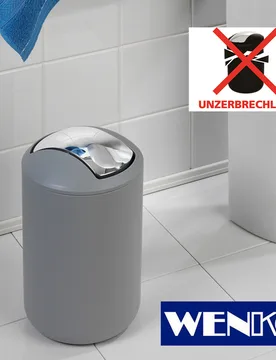 Kosmetikeimer Brasil Grau L, 6,5 Liter - WENKO - FashionsVida