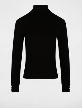 Jersey de mujer con cuello alto - Morgan - FashionsVida