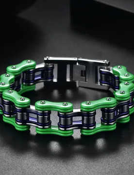 Personalized Titanium Steel Bicycle Chain for Men, Elegant and Simple Bicycle Chain Bracelet, Motorcycle Chain Accessory - Aliexpress - FashionsVida