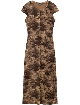 Vestido midi troquelados - Desigual - FashionsVida