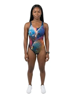 Maillot De Bain Colorfish Race Back - Ras - FashionsVida