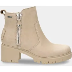 Botines básicos en piel con forro de goretex