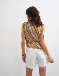 TSMOA MESH ASYMETRIC TOP JRS female