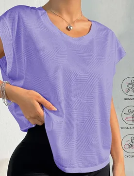 Camiseta de tirantes holgada para mujer para yoga, running, fitness y deportes L - Shein - FashionsVida
