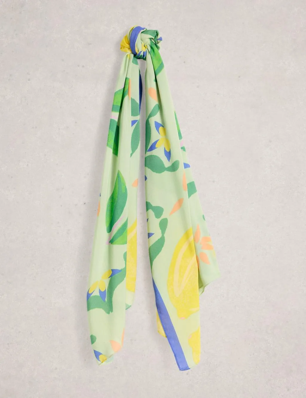 Printed Scarf Yellow Mix female - White stuff - FashionsVida