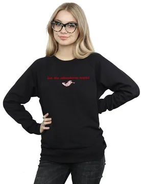 Women's Aladdin Let The Adventures Begin Sweatshirt in Black Size: Small - Black - Size: S - Disney - FashionsVida