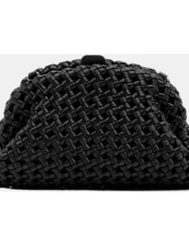 Bolso de mujer Uma clutch tejido entrelazado - Roberto Verino - FashionsVida