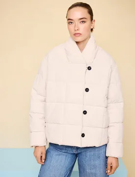 Acolchado de mujer cruzado cuello envolvente - Easy Wear - FashionsVida