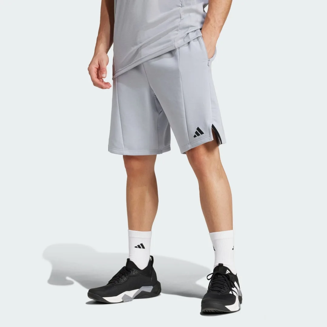 Short Designed for Training Knit S 13 CM Halo Silver - Adidas - FashionsVida