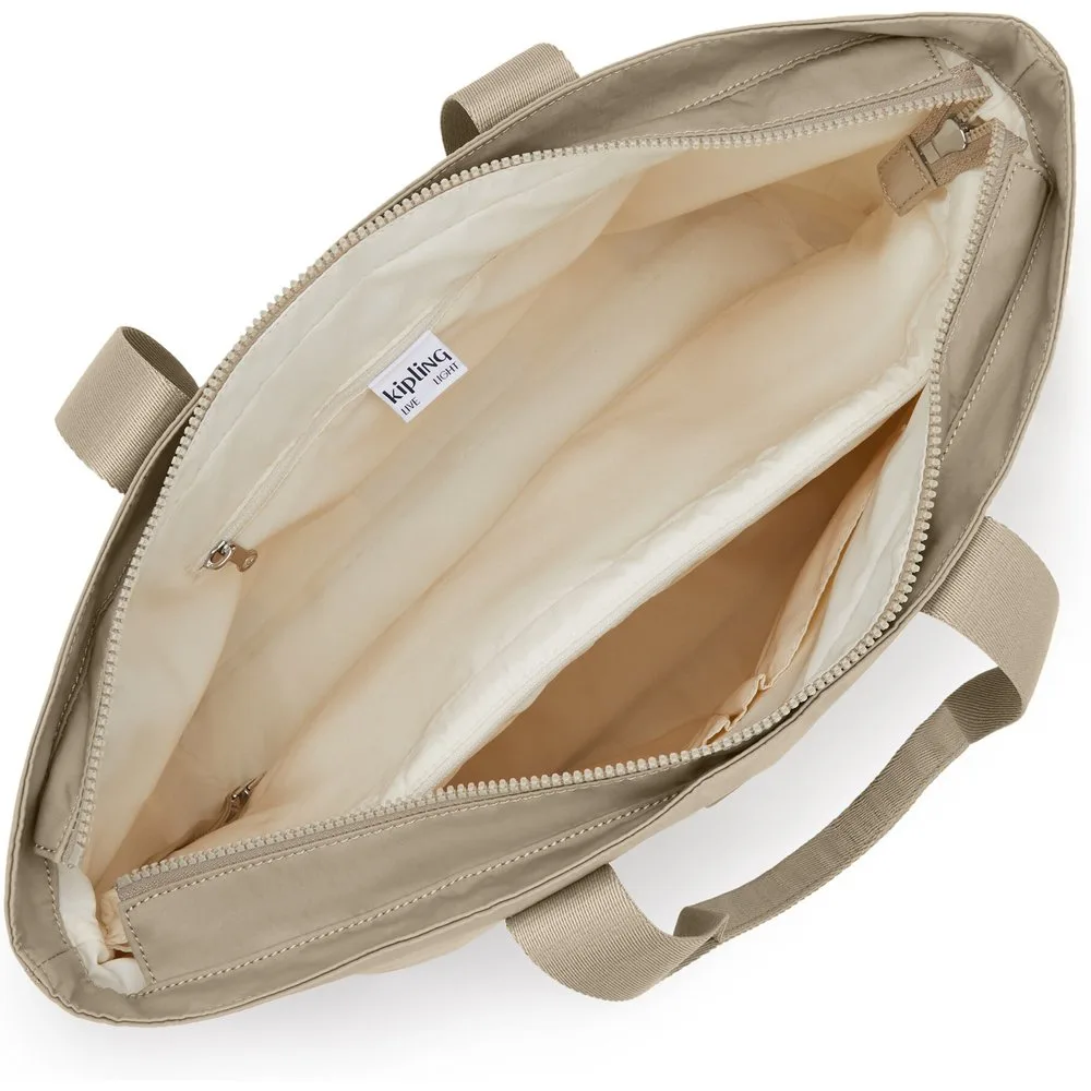 Shopper grande con compartimento para portátil - Kipling - FashionsVida