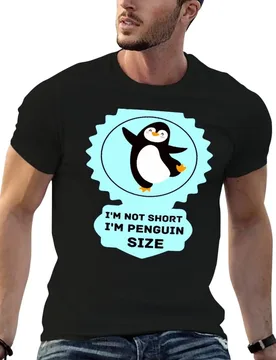 I'm not short I'm Penguin size T-Shirt g man t shirts for men essential t shirt t shirt man casual T-shirt - Aliexpress - FashionsVida