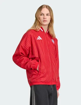 Giacca da allenamento FC Bayern MÃ¼nchen Stadium XL Better Scarlet / Team Victory Red - Adidas - FashionsVida