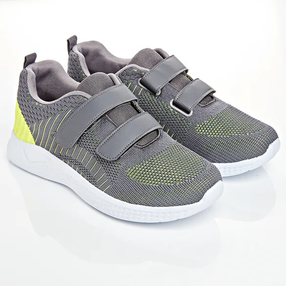 Pagen Sportschuh "Adele" grau-gelb - 3Pagen - FashionsVida