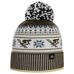 Retroski Pompom Hat by - khaki - Herren - Size: One Size