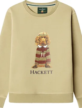 Felpa Heritage Harry Crew Vintage Green 13 Anni - Hackett - FashionsVida
