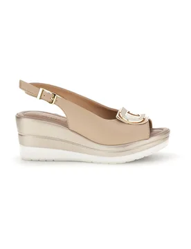 Sandali beige con zeppa MK3908352 37 - PITTARELLO LOOK - FashionsVida