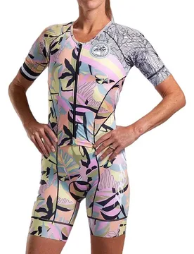 Ltd Aero Short Sleeve Trisuit Mahalo XL Women - Zoot - FashionsVida