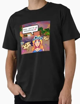 Soft Haley Stardew Cute Cartoon RPG Video game Gift T Shirt for Gamer Short sleeve Graphic Clothes All Size Tops - Aliexpress - FashionsVida