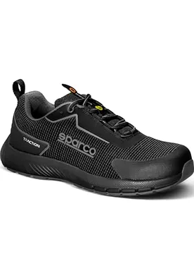 Chaussures De Sécurité Traction Fuji Black / Grey EU 38 - Sparco - FashionsVida