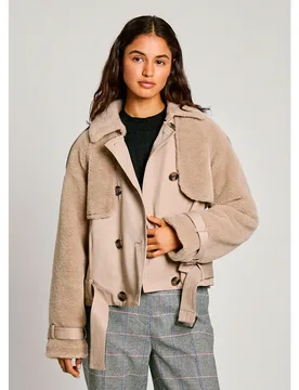 Veste Fiona Candle White L - Pepe jeans - FashionsVida