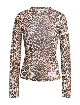 T-shirts Damen Beige 34,36 Damen - Ganni - FashionsVida
