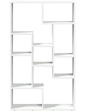 Wandregale Bibliothèque 72x20x120 Cm Bois D'Ingénierie Blanc Einheitsgrösse - vidaXL - FashionsVida