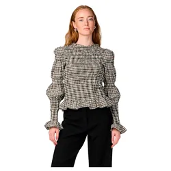 Maglietta A Maniche Lunghe Chemma Eggnog / Checks S