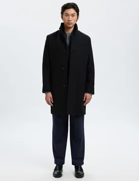 Abrigo de hombre de paño - Selected - FashionsVida